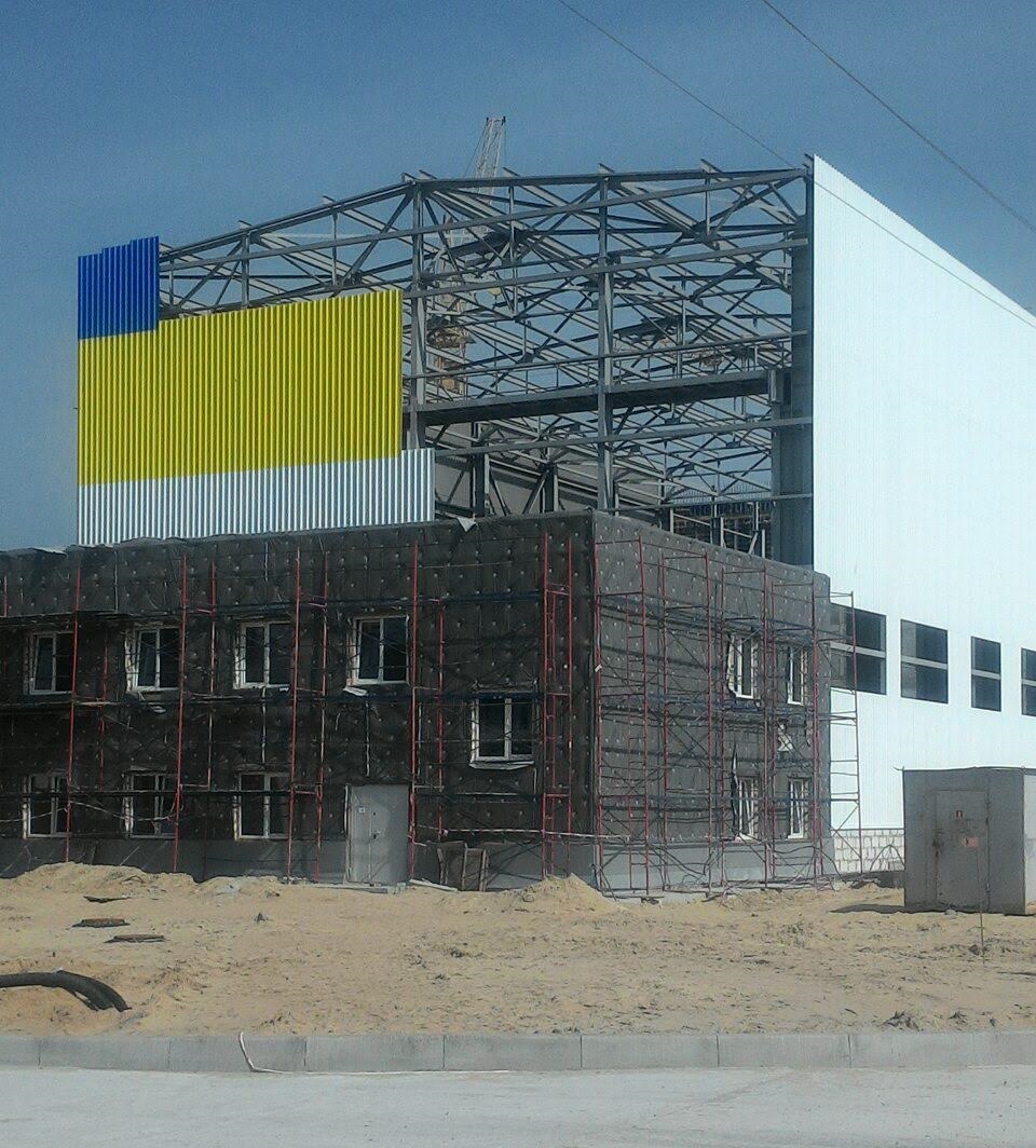 Завод горячего цинкования ООО "Металло Гальва Украина" Строительство